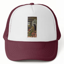 St. Barbara By Campin Robert (Best Quality) Trucker Hat