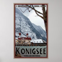 St. Bartholomew Cathedral on the Konigsee Posters