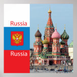 St. Basil cathedral. Russia Posters