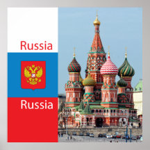 St. Basil cathedral. Russia Posters