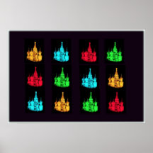 St. Basil's Cathedral Collage Posters