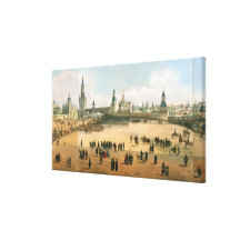 St. Basil's Cathedral seen from the Kremlin, from Canvas Print