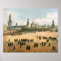 St. Basil's Cathedral seen from the Kremlin, from Print