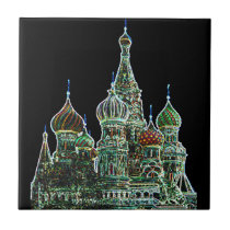 St Basils Neon Ceramic Tile
