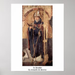 St. Benedict By Antonello Da Messina posters