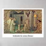 St.Benedict By Lorenzo Monaco posters