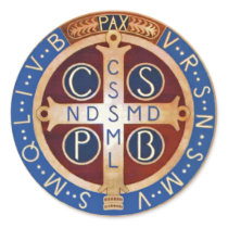 St. Benedict Exorcism Medal Stickers
