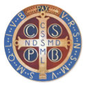 St. Benedict Exorcism Medal Stickers