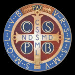 St. Benedict Exorcism Medal Stickers