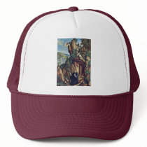 St. Benedict In Prayer By Meister Von Meßkirch (Be Trucker Hat