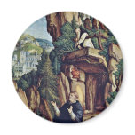 St. Benedict In Prayer By Meister Von Meßkirch (Be Magnet