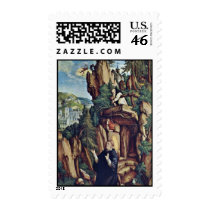 St. Benedict In Prayer By Meister Von Meßkirch (Be Postage