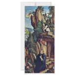St. Benedict In Prayer By Meister Von Meßkirch (Be Custom Rack Card