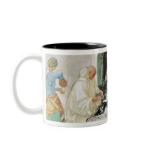 St. Benedict receiving hospitality Mug