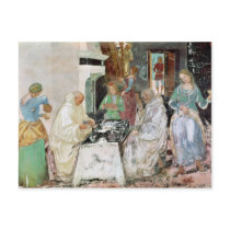 St. Benedict receiving hospitality Postcards