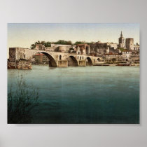 St. Benezech (i.e., Saint Benexet), bridge, Avigno Posters