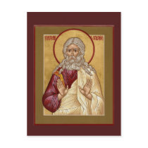 St. Benjamin the Patriarch Prayer Card postcards