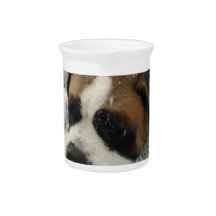 St Bernard Dog Pitcher
