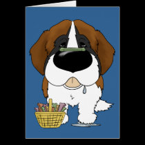St. Bernard - Easter Bone Hunt, Anyone? cards