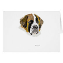 St Bernard Greeting Cards