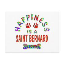 St. Bernard Happiness postcards