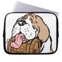 St. Bernard Keg Dog Laptop Computer Sleeves