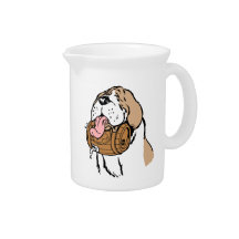 St. Bernard Keg Dog Pitchers