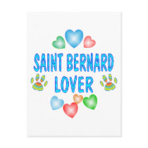 ST. BERNARD LOVER postcards