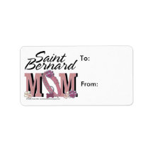 St Bernard MOM Custom Address Labels