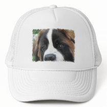St Bernard Puppies Baseball Cap Trucker Hats