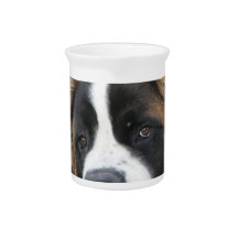 St Bernard Puppies Pitcher