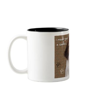 St Bernard Puppy Cookie mug