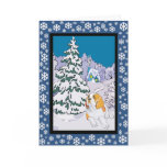 St Bernard Snowy Winter cards