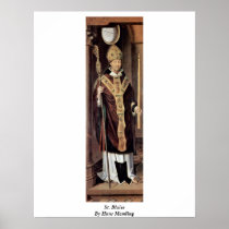 St. Blaise By Hans Memling Print