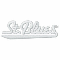 St Blues AA pull over fleece hoodie embroidered shirts by SaintBluesGuitars St Blues AA pull over fleece hoodie embroidered shirts