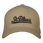 St Blues embroidered wool cap Embroidered Hats