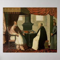 St. Bruno  and Pope Urban II  1630-35 Print