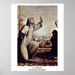 St. Catherine By Domenico Beccafumi posters