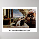 St.Catherine By Domenico Beccafumi posters
