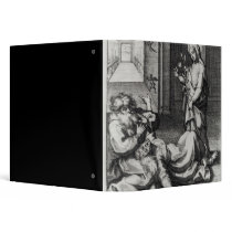 St. Catherine Exorcising a Demon from a Woman 3 Ring Binders