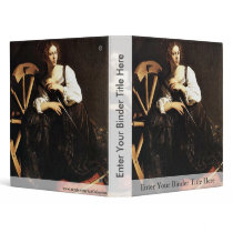 St. Catherine Of Alexandria By Michelangelo Merisi Binder