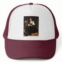 St. Catherine Of Alexandria By Michelangelo Merisi Trucker Hats