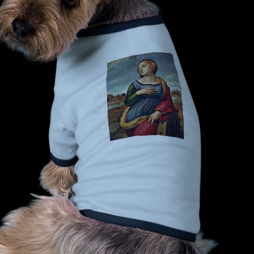 St. Catherine Of Alexandria By Raffael Dog Tee Shirt