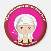 St. Catherine of Siena Fridge Magnets