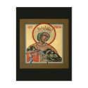 St. Catherine Prayer Card postcards