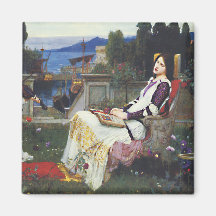 St Cecilia -  John William Waterhouse Refrigerator Magnets