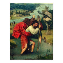 St. Christopher postcard