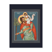 St. Christopher Prayer Card postcards