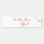 St. Clair Shores Girl tee shirts Bumper Stickers