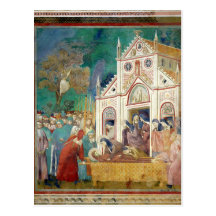 St. Clare Embraces the Body of St. Francis Post Cards